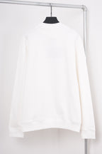 Black Cotton Triangle Logo Long-Sleeve - Men's