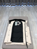 Black Nylon Arm Patch Gilet - Men's