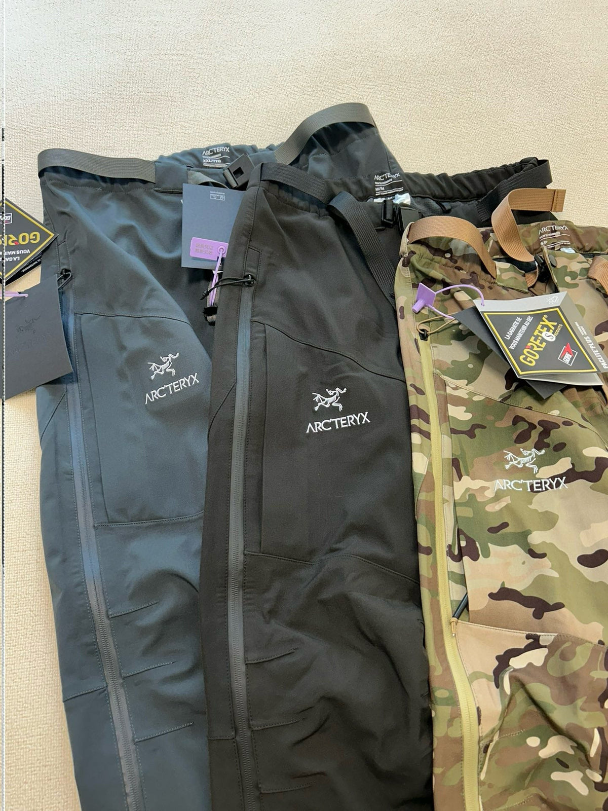 Green Cotton Camo Print Cargo - Men's