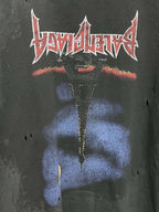Distressed Blue Graphic T-Shirt - Men's