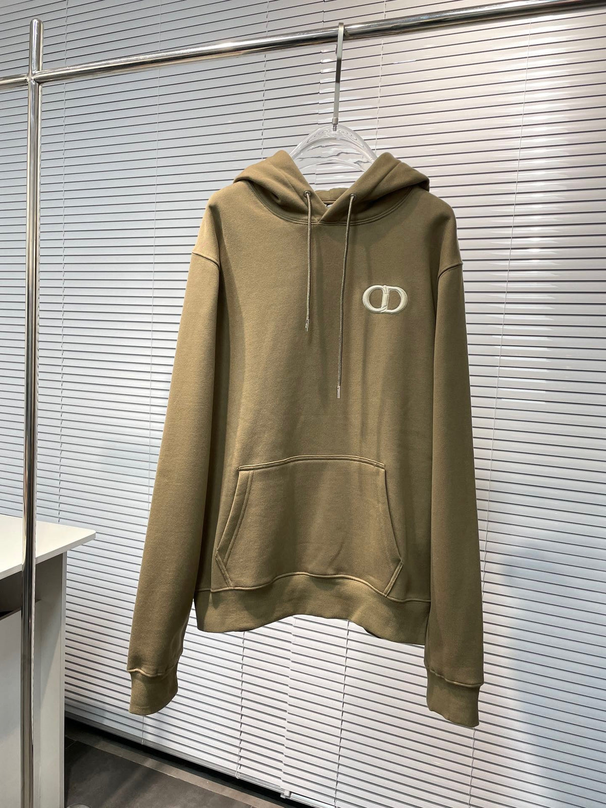 Navy Cotton Plain Pullover - Men's