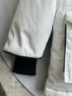 Black and White Parka - Men's