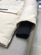 Black and White Parka - Men's