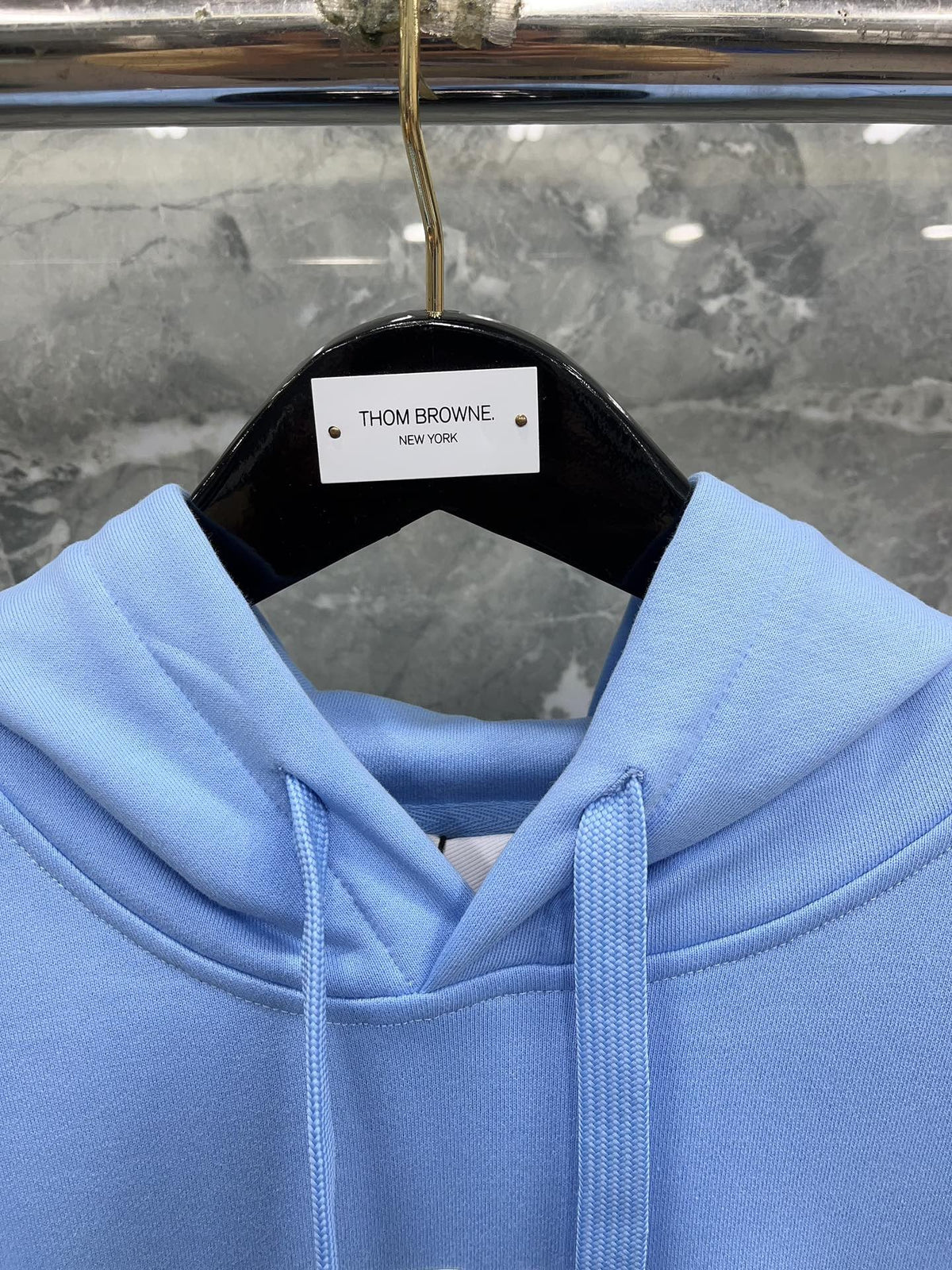 Black Cotton Bold Text Pullover - Men's