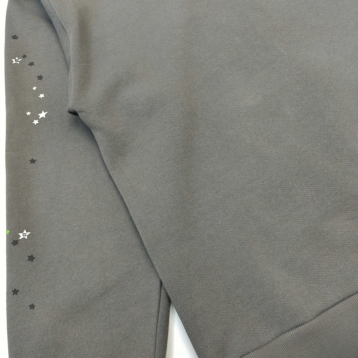 Grey Cotton Web Print Pullover - Men's