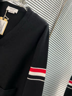 RWB Stripe Cardigan White - Men's