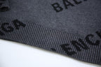 Grey Jacquard Text Print Crewneck - Men's