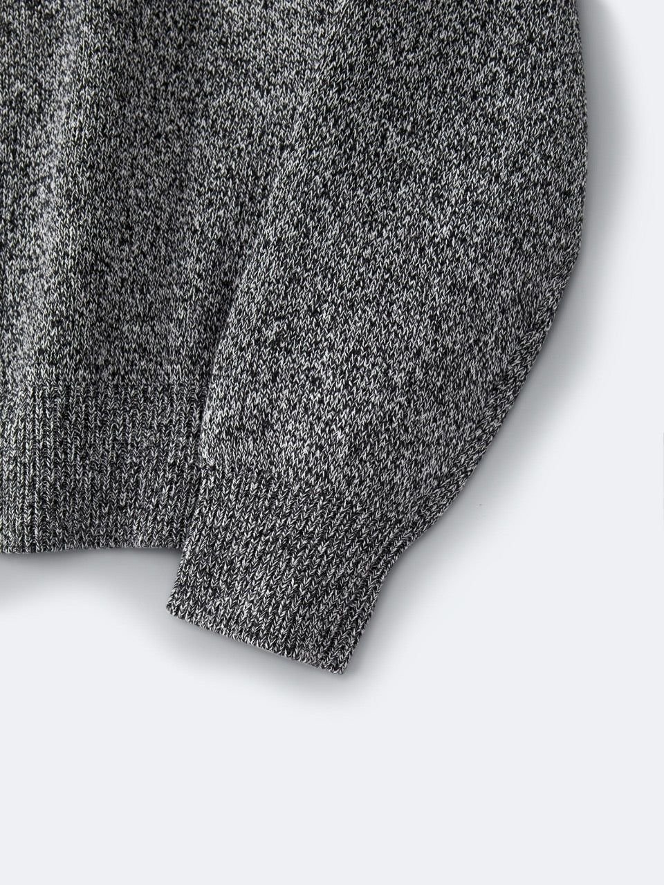 Cream Wool Text Logo Crewneck - Men's