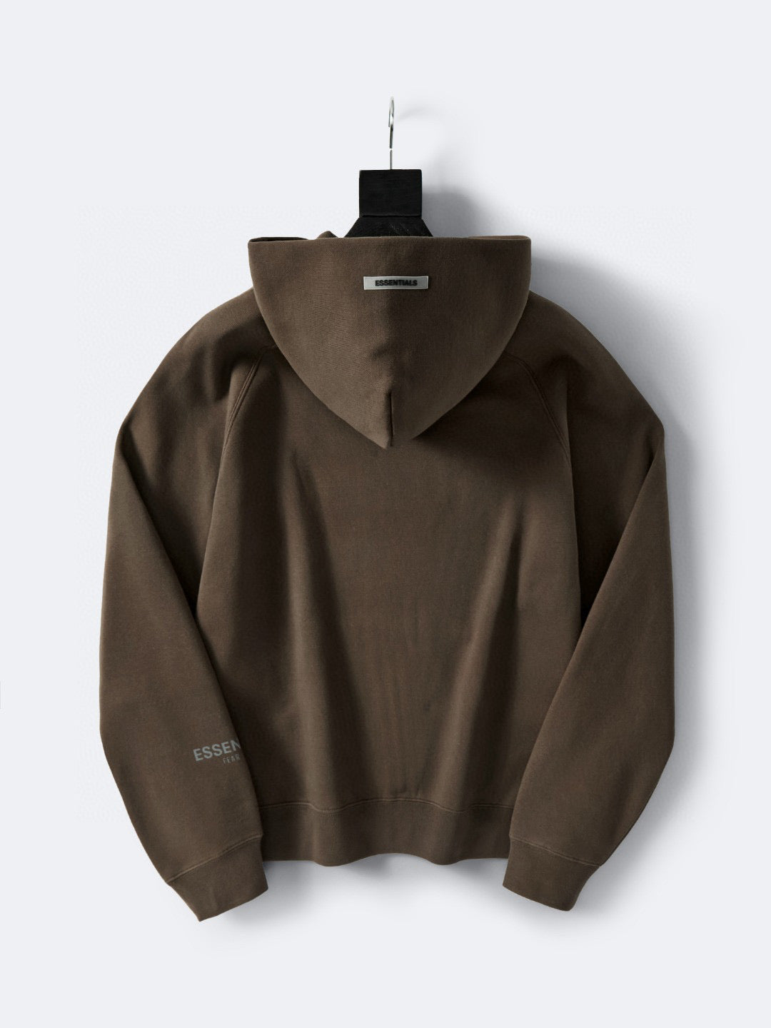 Brown Cotton Logo Pullover - Men's