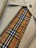 Navy Trench Coat - Men's
