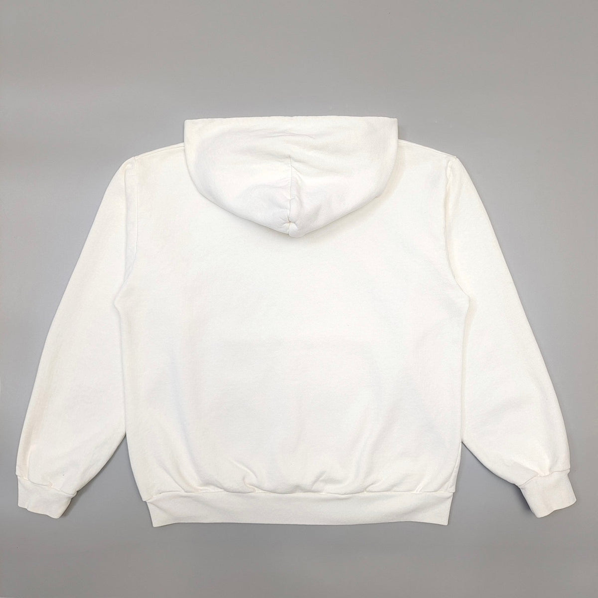 Cream Cotton Graphic Pullover - Men's