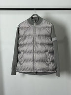 Navy Nylon Knit Sleeve Quilted - Men's