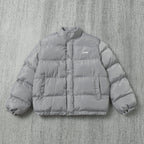 Black and Grey Puffer Jacket - Men's