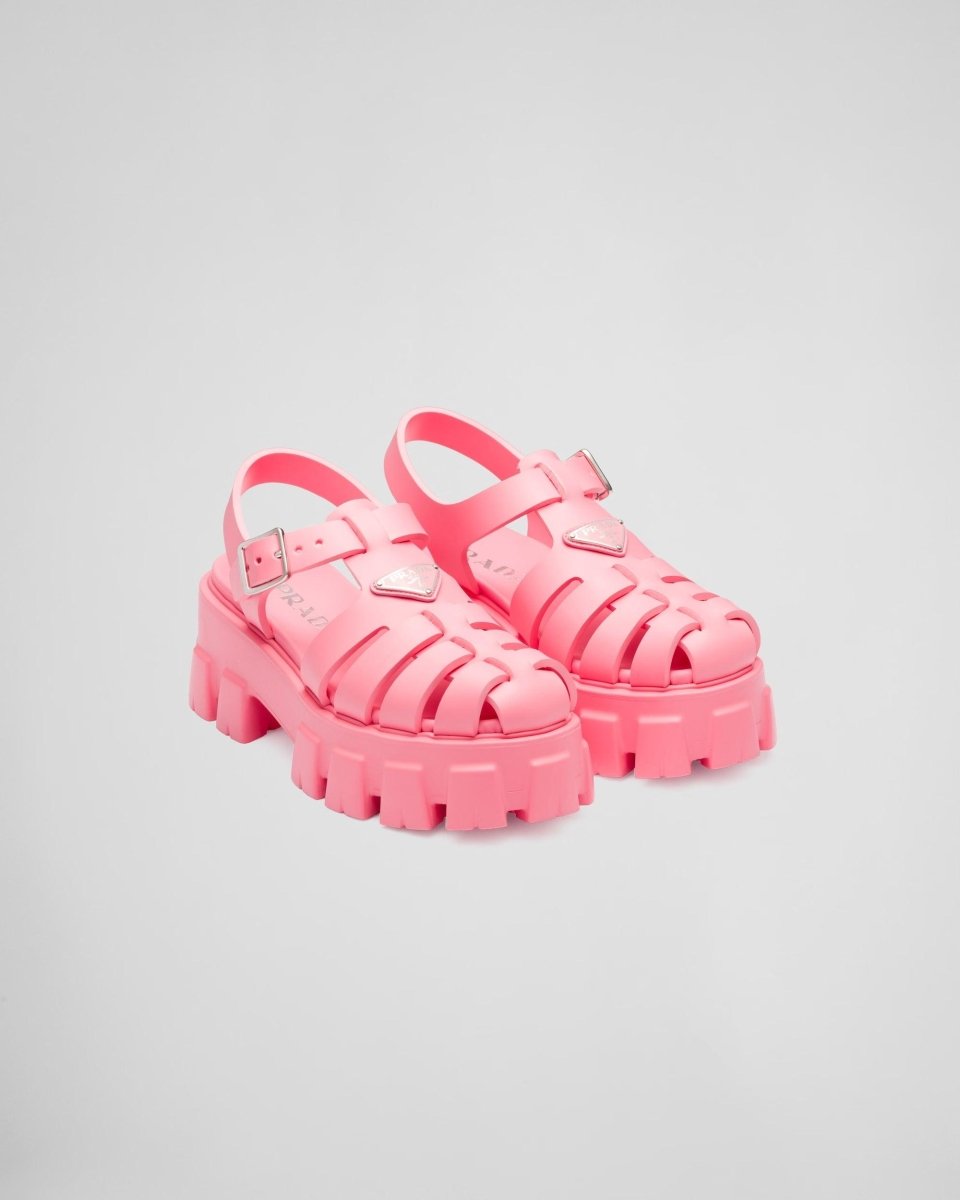 Foam rubber sandals – made of rubber for a fun, contemporary look, the silhouette reinterprets retro beach – LUX VERSE Luxury Designer Fashion Outlet