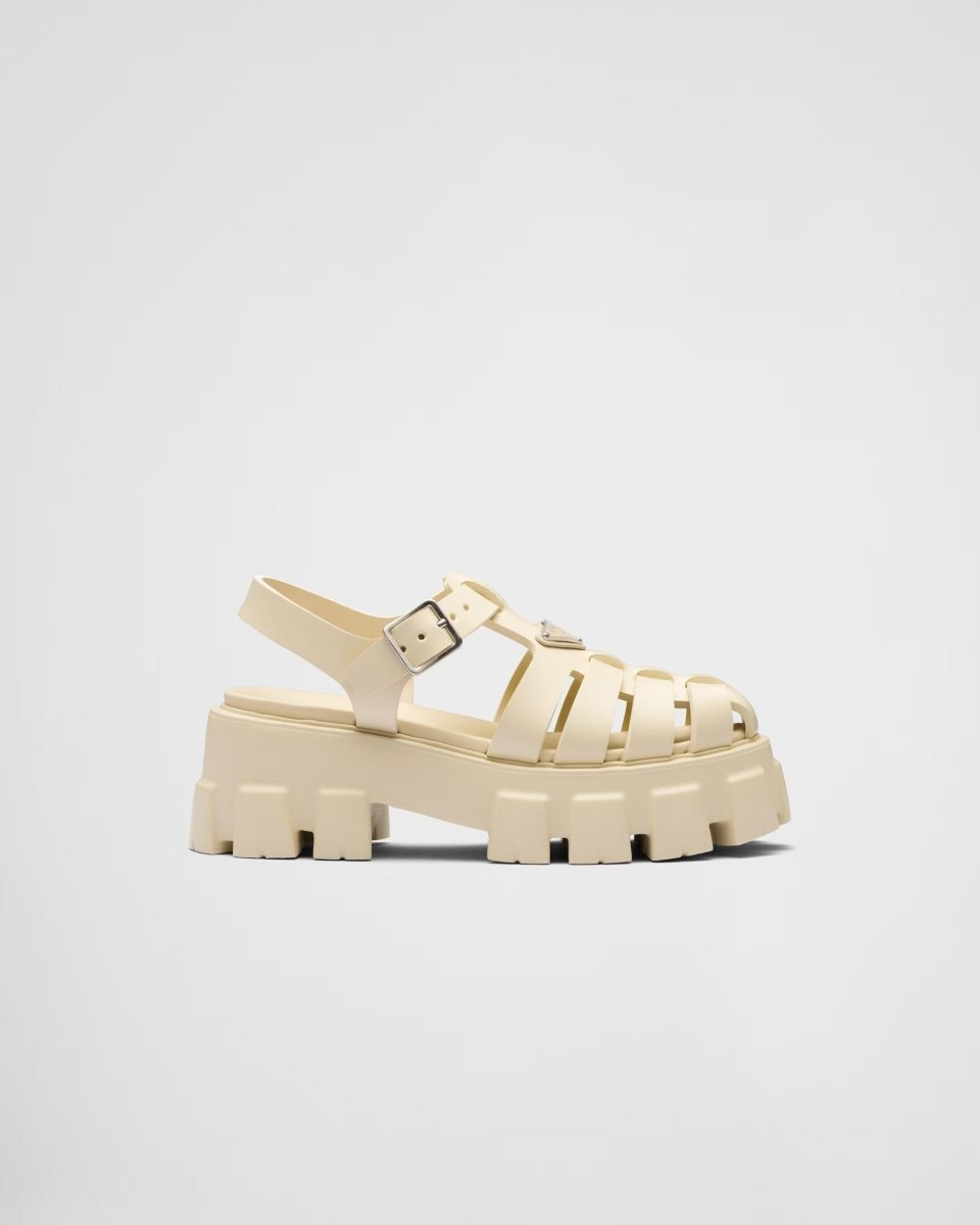 Foam rubber sandals – the chunky yet lightweight design of the iconic Monolith sole made of rubber is an – LUX VERSE Luxury Designer Fashion Outlet