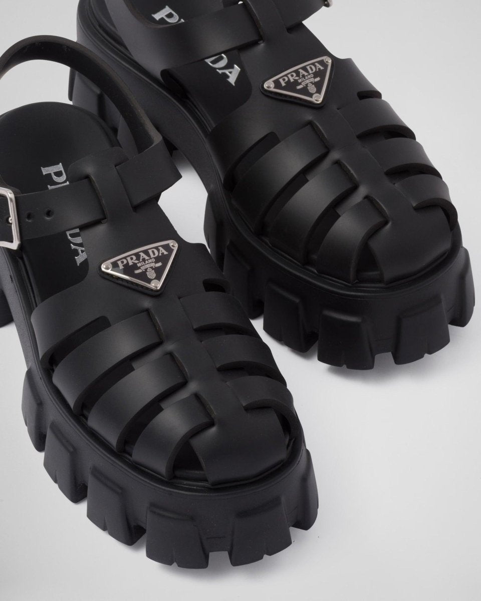 Foam rubber sandals – the chunky yet lightweight design of the iconic Monolith sole made of rubber is an – LUX VERSE Luxury Designer Fashion Outlet