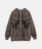 Frenchie Hoodie – material: 100% Cotton Design: High Quality Print | Zipper Fit type: Regular – LUX VERSE Luxury Designer Fashion Outlet
