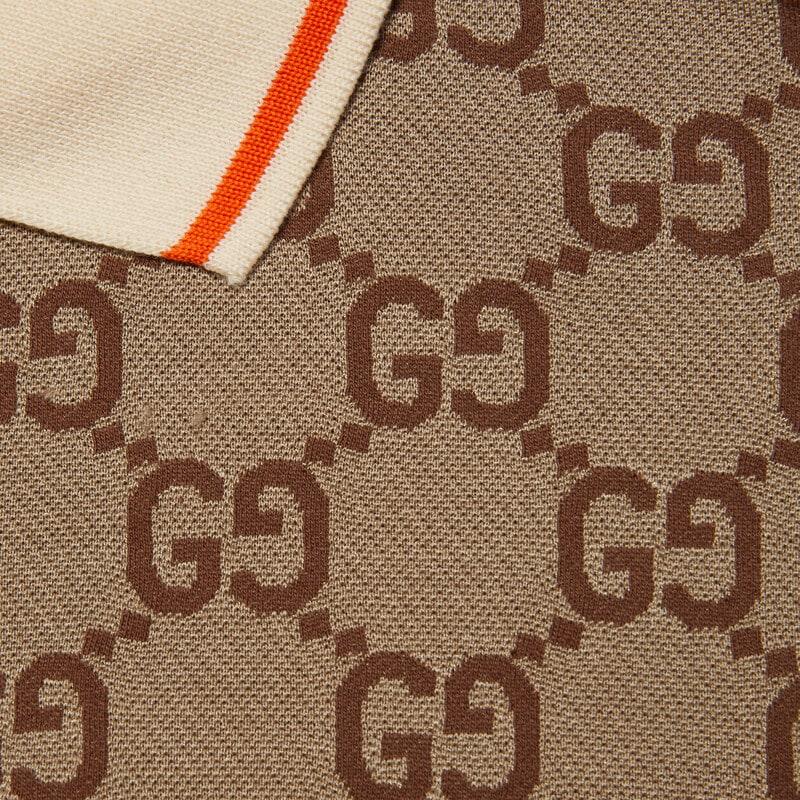 GG cotton silk polo shirt – an homage to Founder Guccio originally created in the 1930s, the distinctive – LUX VERSE Luxury Designer Fashion Outlet