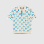 GG knit cotton piquet polo – further exploring daywear possibilities, an interaction between vibrant textures and – LUX VERSE Luxury Designer Fashion Outlet