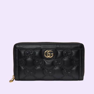 GG MATELASSÉ ZIP-AROUND WALLET - Lux Studios