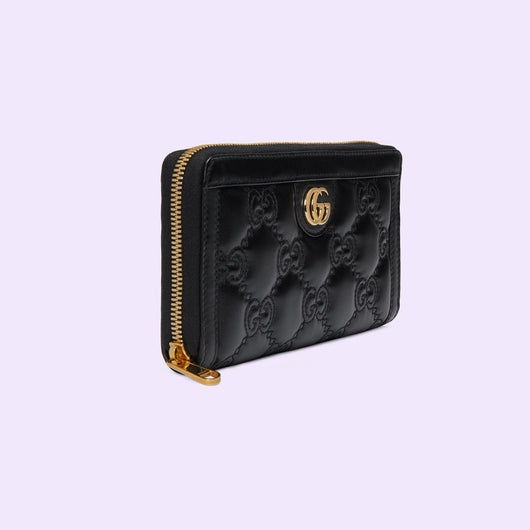 GG MATELASSÉ ZIP-AROUND WALLET - Lux Studios