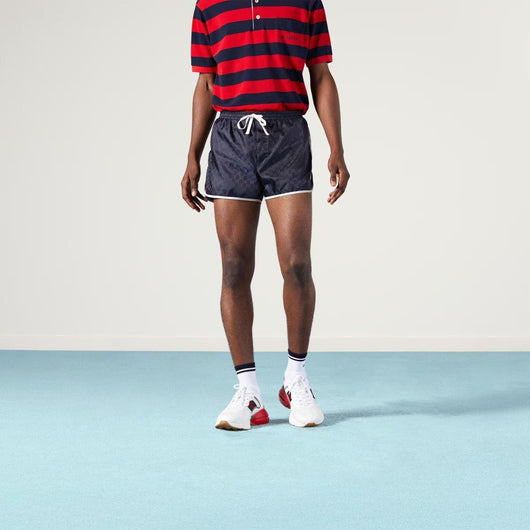GG nylon swim short with bee - Lux Studios