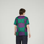GG print mesh T-shirt – this oversized mesh T-shirt follows suit, exploring a pop GG pattern in striking – LUX VERSE Luxury Designer Fashion Outlet