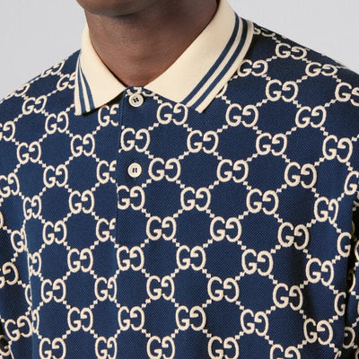 Gg Stretch Cotton Polo - Lux Studios