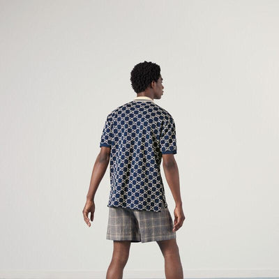 Gg Stretch Cotton Polo - Lux Studios