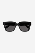 Bold squared black sunglasses – there’s a golden light; Marcello, an aspiring novelist is taking a stroll and out – LUX VERSE Luxury Designer Fashion Outlet