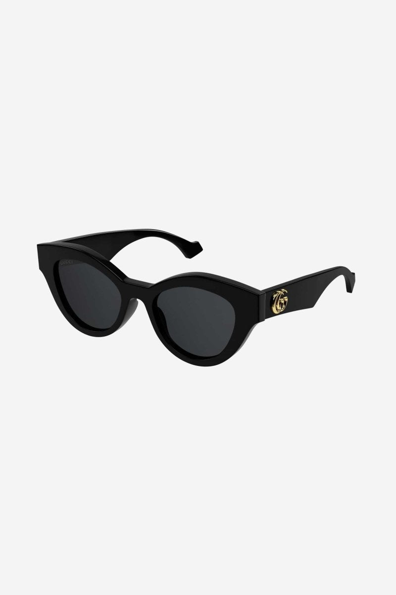 Cat eye black sunglasses with GG logo – pared-back simplicity characterizes the essential shapes, lines and colours of this – LUX VERSE Luxury Designer Fashion Outlet