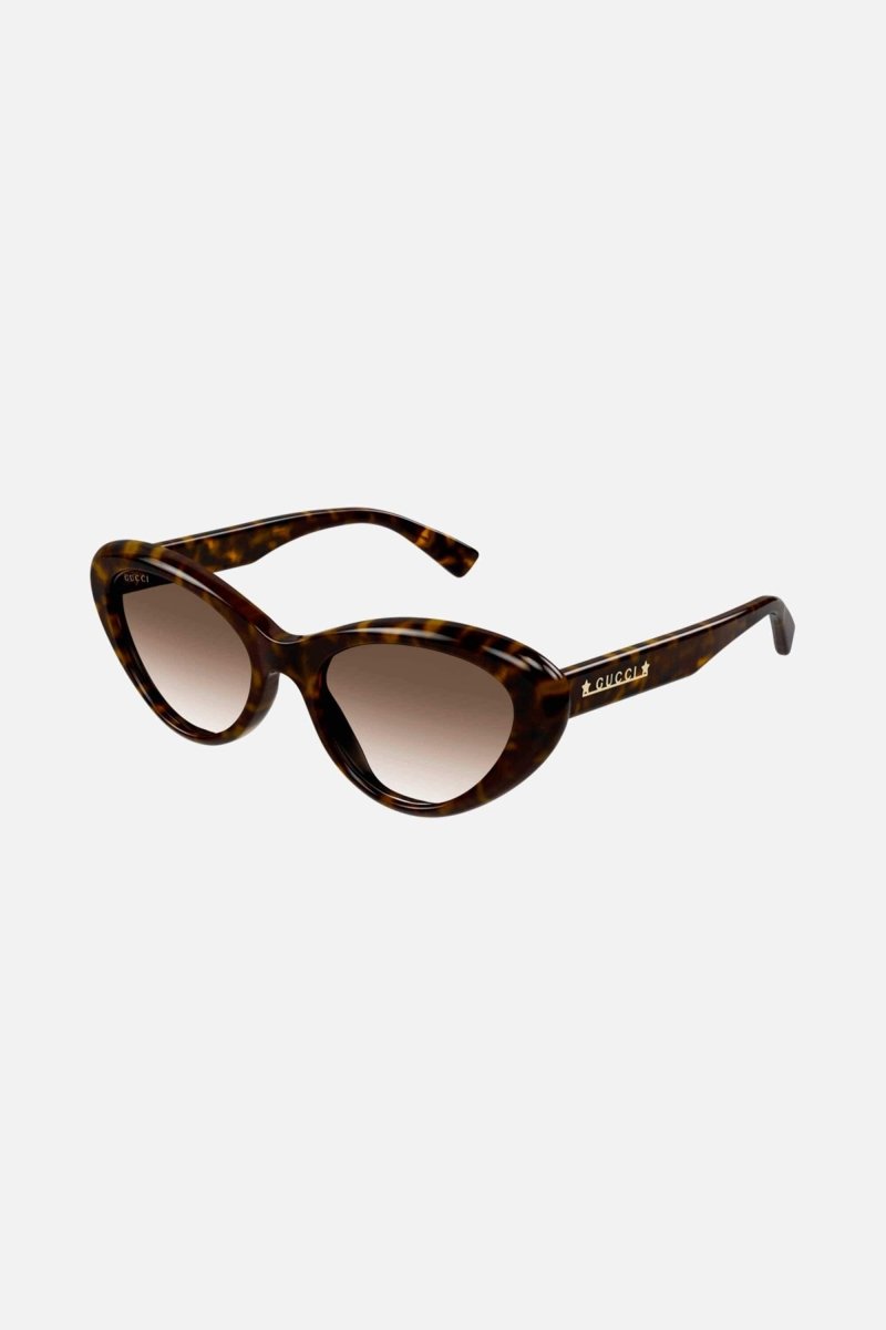 Cat eye havana sunglasses – the universe is dotted with symbols and images in an alphabet of small – LUX VERSE Luxury Designer Fashion Outlet