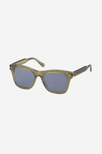 Decor crystal green men sunglasses – this masculine wayfarer acetate shape with wirecore decoration in the temple – LUX VERSE Luxury Designer Fashion Outlet