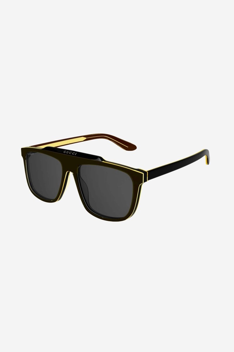 Flat top black sunglasses – concept conceived for clubbers and music lovers, where masculine styles with – LUX VERSE Luxury Designer Fashion Outlet