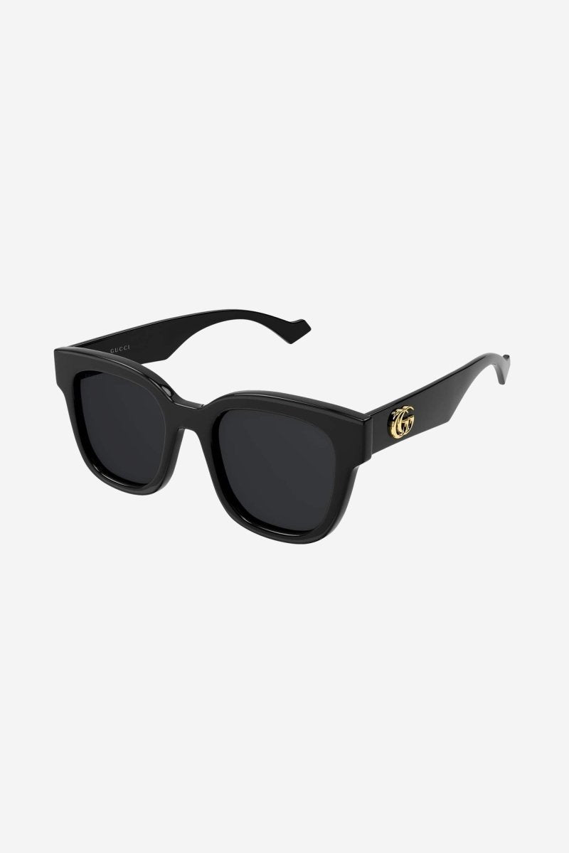 GG0998S squared femenine black sunglasses – pared-back simplicity characterises the essential shapes, lines and colours of this – LUX VERSE Luxury Designer Fashion Outlet