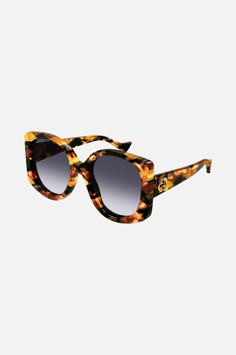 GG1257s oversized butterfly multicolor GG sunglasses – metal GG Interlocking logo on both temples – LUX VERSE Luxury Designer Fashion Outlet