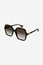Havana square shape sunglasses – comfortable flat end tips – LUX VERSE Luxury Designer Fashion Outlet