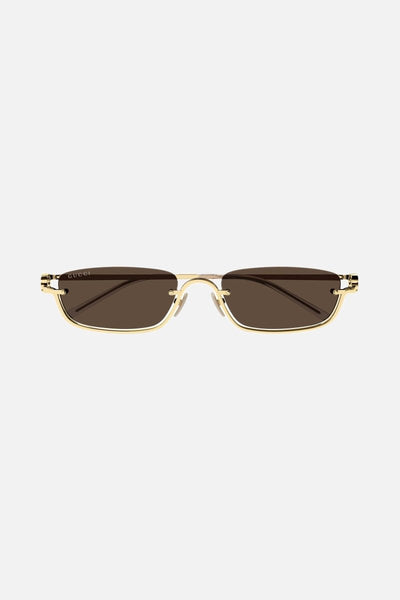 Gucci micro metal sunglasses - Lux Studios