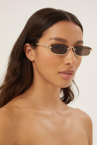 Gucci micro metal sunglasses - Lux Studios