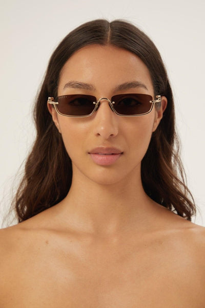 Gucci micro metal sunglasses - Lux Studios