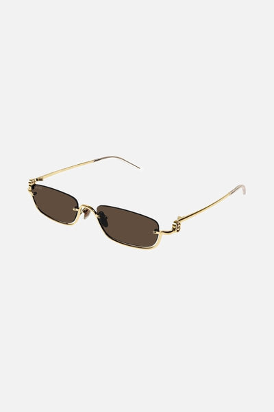 Gucci micro metal sunglasses - Lux Studios