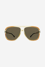 Oversize caravan shape sunglasses – the oversize nerdy caravan shape is similar to old-fashioned reading glasses, – LUX VERSE Luxury Designer Fashion Outlet