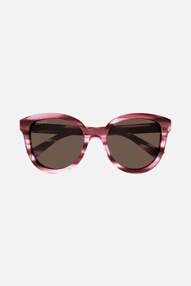 Oversize cat eye round pink sunglasses – oversize squared shape – LUX VERSE Luxury Designer Fashion Outlet
