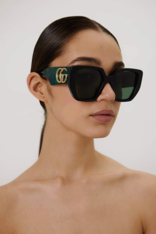 Gucci oversized black and green - Lux Studios