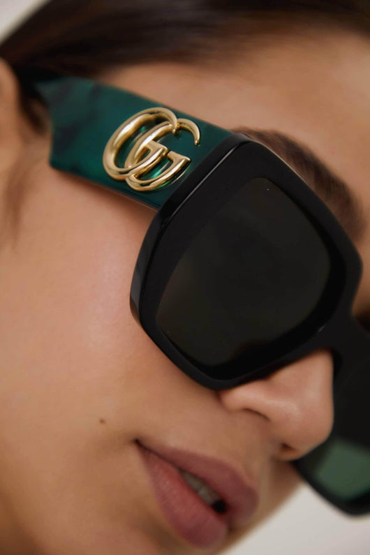 Gucci oversized black and green - Lux Studios