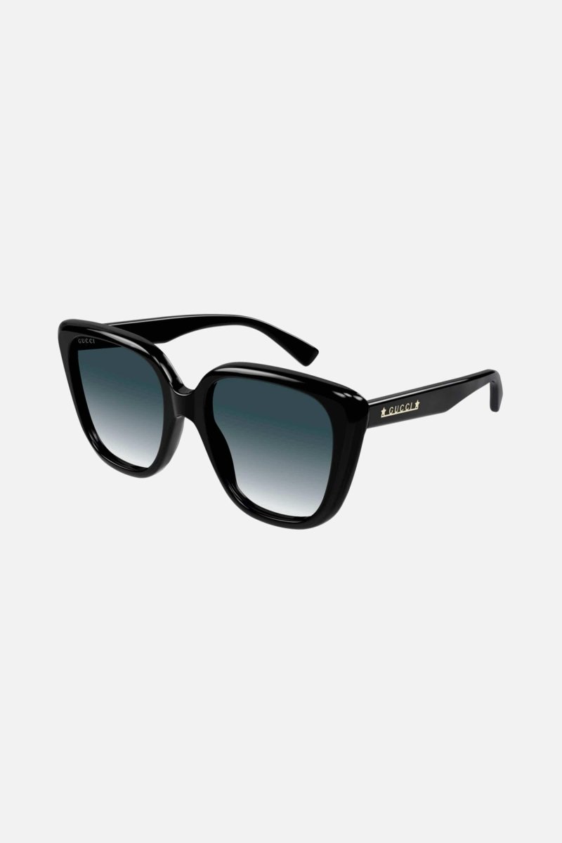 Oversized cat eye black sunglasses – the universe is dotted with symbols and images in an alphabet of small – LUX VERSE Luxury Designer Fashion Outlet