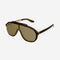 Gucci oversized vintage look pilot sunglasses
