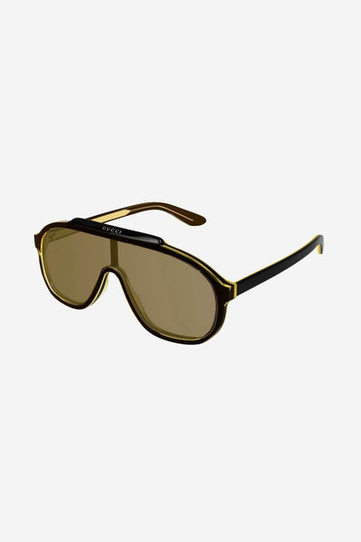 Gucci oversized vintage look pilot sunglasses - Lux Studios