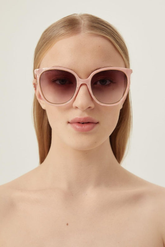 Gucci pink cat-eye sunglasses - Lux Studios