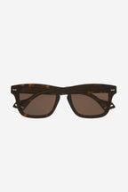 Rectangular havana decor sunglasses – vintage inspired style – LUX VERSE Luxury Designer Fashion Outlet